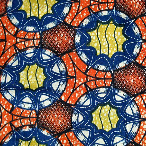 Boldly Colored African Wax Print Fabric from Ghana – Ananse Village